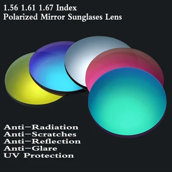 1.56 1.61 1.67 Endeksli Asferik Ayna Polarize Renkli Optik Reçete Lens Miyopi Presbiyopi Tarifi Lensler Gözlük