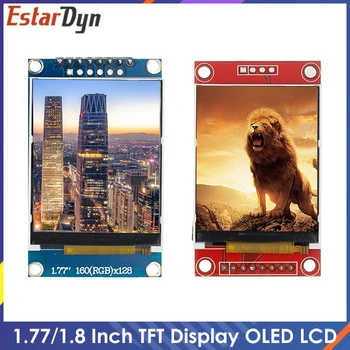 1.77 1.8 inç TFT LCD Modül LCD Ekran SPI seri 51 sürücüleri 4 IO sürücüsü TFT Çözünürlük 128*160 1.8 inç TFT arayüzü