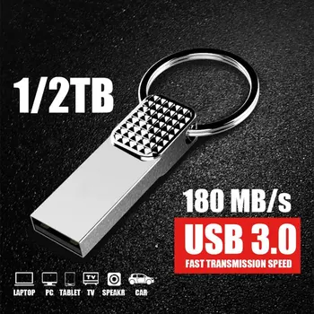 2 TB yüksek hızlı usb Flash sürücü 8 GB 16 GB 32 GB 256 GB 64 GB 128 GB anahtarlık Pendrive Su Geçirmez 512 GB Memory Stick Flash Disk