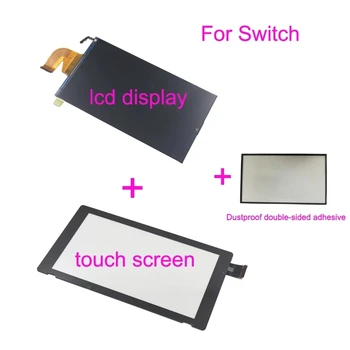 3 in 1 NS LCD Anahtarı Ekran + Dokunmatik Digitizer + Yapışkan Şeritler Nintendo Anahtarı NS için Lite Ekran Harici Ekran Orijinal
