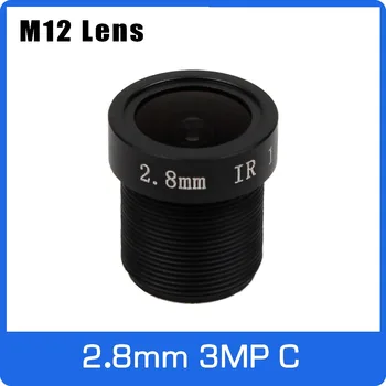 3 Megapiksel M12 Sabit / 1 / 2 7 inç 2.8 mm 140 Geniş Açı CCTV Lens HD 1080 P güvenlik kamerası Ücretsiz Kargo