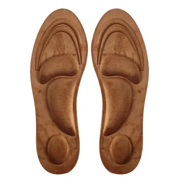 4D Süet Bellek Köpük Ortez Astarı Arch Destek Ortopedik Tabanlık Ayakkabı Yastık Düz Ayak Ayak Bakımı Taban Sıcak Ayakkabı Pedleri