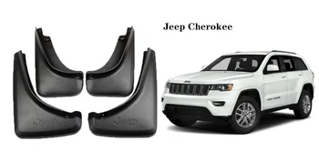 4x Araba Çamurluklar Çamurluklar Jeep Cherokee KL 2014-2022 Çamurluklar Çamurluk Çamur flaps splash Muhafızları Çamur Çamurluklar muhafızları Aksesuarları