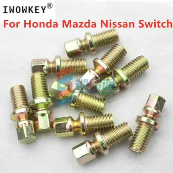 50 Adet Ateşleme Kilidi Anti-hırsızlık Vidaları Honda Mazda Nissan Anahtarı Ateşleme Kilidi Elektrikli Kapı Kilidi