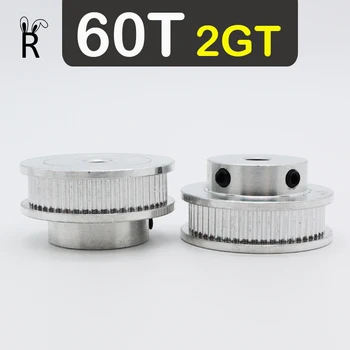 60 Diş GT2 zamanlama kasnağı Delik 5/6/8-19/20 / 25mm 2M kayışlı kasnak Kemer Genişliği 6/10 / 15mm 3D Yazıcı Parçaları 60T 2GT Senkron Tekerlekler