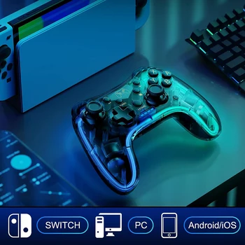 Anahtarı Pro bluetooth denetleyicisi Kablosuz Uzaktan Gamepad Pc Kontrol Android Joystick Oyun Pedi Aksesuarları Oyun Konsolları Joypad