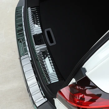 Arka Tampon Kapak Bagaj Eşiği Plaka Koruma Araba Aksesuarları Paslanmaz Çelik Koruyucu Parçaları Nissan X-trail İçin T33 2021 2022