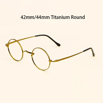 Cubojue Titanyum Yuvarlak okuma gözlüğü Gözlük Çerçevesi Erkekler Kadınlar Unisex Küçük Dar Ultralight Gözlük Reçete