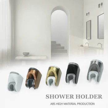 Duş Başlığı Tutucu Duvara Monte ABS Duş Montaj Braketleri Ayarlanabilir Musluk Yağmurlama Sabitleme Tabanı Banyo Aksesuarları