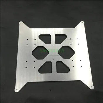 FLSUN İ3 Artı Yükseltme Alüminyum Y Arabası ısıtmalı Yatak Taban Plakası 3mm Kalınlığında 3D Yazıcı Parçaları