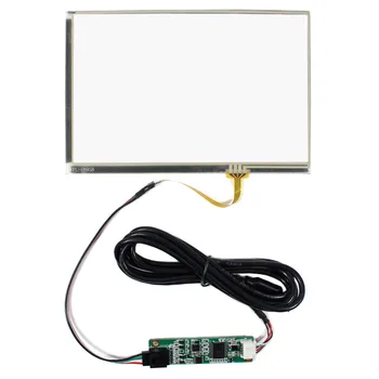 Için HSD070PWW1 LCD Ekran Boyut Boyutu 161mm x 106mm 4pin FPC konektörü VS070TP-A9 4-Wire Rezistif Dokunmatik Ekran 7 inç