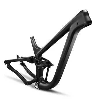 Karbon MTB bisiklet iskeleti Enduro bisiklet iskeleti P9 OEM 27.5 er / 29er uyumlu Aks 148X12 boost BSA