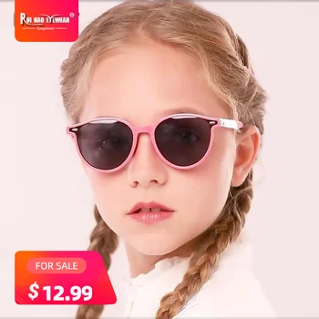 Kız Erkek Güneş Gözlüğü Polarize çocuk güneş gözlüğü Retro Tasarım ÇOCUKLAR için Uygun Gözlük 4 Renk
