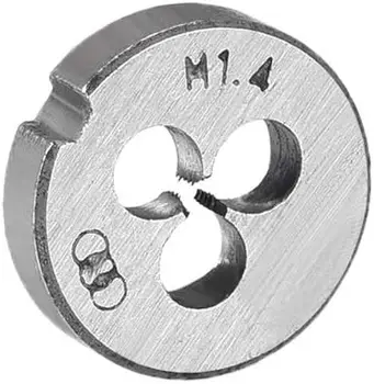 M1. 4 X 0.3 Metrik Yuvarlak Kalıp, Makine Dişi Sağ El Diş Açma Kalıbı, Alaşımlı Çelik Vida Dişi Kesme Kalıbı