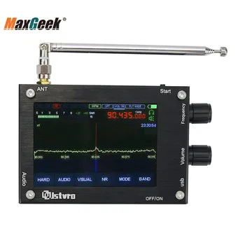 Maxgeek Yeni 50KHz-2GHz Malakit-DSP1 SDR Alıcı Malakit-SDR Kısa Dalga Radyo Alıcısı Alaşım Kabuk Kayıt Kodu