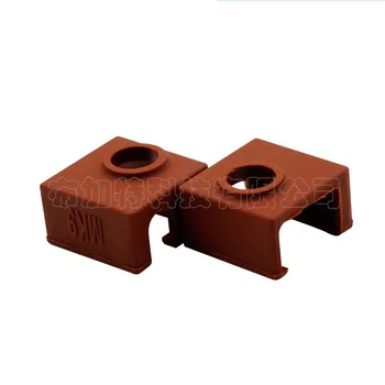 MK7/8 / 9 ısıtmalı alüminyum blok silikon kılıf yüksek sıcaklık dayanımı 3D yazıcı aksesuarları