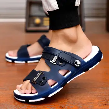 Sandalet Erkekler için tasarım ayakkabı Yaz plaj terlikleri Moda Kaymaz Dayanıklı Rahat Ayakkabı Gladyatör Zapatos EVA