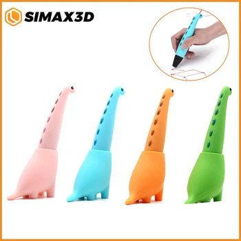 SIMAX3D Akıllı 3D Baskı Kalem Dinozor 3D cetvel kalemi Yüksek / Düşük Sıcaklık 2 Hız Güvenli Uyku Modu 3D Kalemler Çocuklar için Mevcut