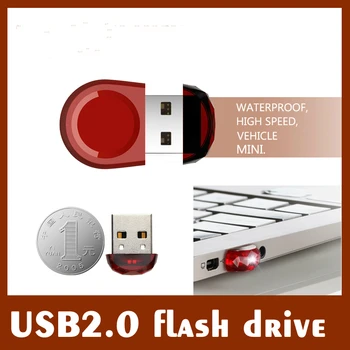 Süper mini Küçük USB flash sürücü 4G 8g 16g 32gb 64gb PenDrive su geçirmez hafıza belleği kalem sürücü hediye usb sopa Flash disk