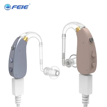 T-201 Şarj Edilebilir İşitme cihazları BTE Kulak İşitme Amplifikatörü Ayarlanabilir Ton İşitme cihazı ses amplifikatörü İşitme Cihazı Yaşlılar için
