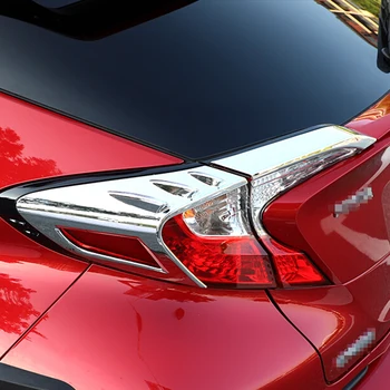 Toyota CHR için C-HR 2016 2017 2018 Aksesuar ABS Arka İşık Lambası Kapak Trim Kuyruk aydınlatma koruması Çerçeve Koruyucu Sticker Araba Styling