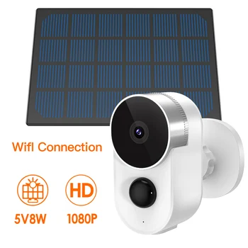 Tuya Açık Güneş Kamera 1080P HD Akıllı Kamera Güvenlik Monitör Sistemi WiFi kablosuz kamera Desteği İki yönlü İnterkom TF