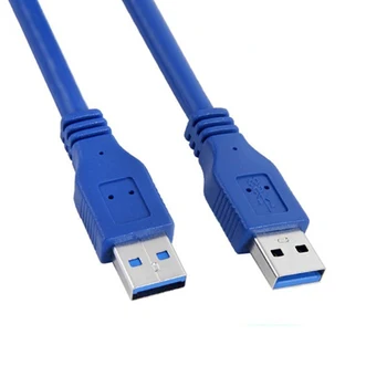 USB 3.0 USB kablosu Erkek Erkek M/M Tip A USB 2.0 Uzatma kablo kordonu Hattı 0.3 M/0.5 M/1 M/1.5 M / 1.8 M/3 M Yüksek Kalite