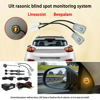 Yüksek Kaliteli Kör Nokta İzleme Araba Kör Nokta İzleme Sistemi ultrasonik sensör Mesafe Yardımcı Şerit Değiştirme Otomobil Parçaları