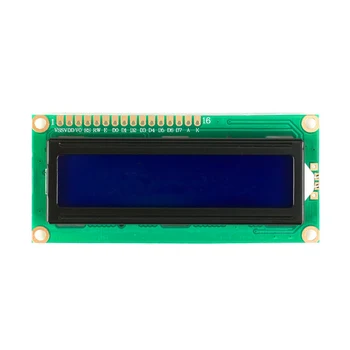 Ücretsiz Kargo 3 adet/grup kaliteli lcd1602 5V mavi LCD lcd Beyaz Karakter Mavi Arduino için Blacklight LCD ekran modülü